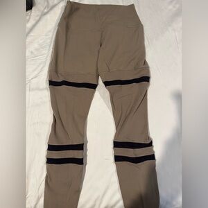 ALO Yoga High Waist “Legit Leggings”. Gravel/Black. Size S